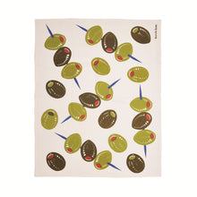 Load image into Gallery viewer, Here’s How- Olive Tea Towel
