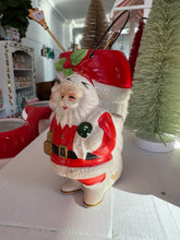 Load image into Gallery viewer, Vintage mini Santa Candle Holder
