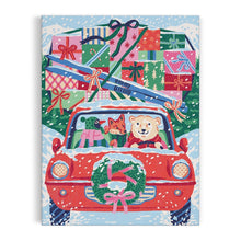 Load image into Gallery viewer, Christmas Joyride 9 X 12" Paint By Number Kit
