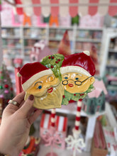 Load image into Gallery viewer, Vintage Mr. &amp; Mrs. Clause Plate
