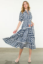 Load image into Gallery viewer, THML Blue Striped Dress
