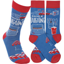 Load image into Gallery viewer, I’d Rather be Tailgating Socks
