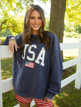 Load image into Gallery viewer, USA Flag Corded Crew- COMING SOON!

