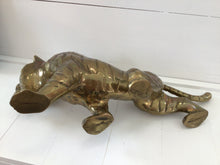 Load image into Gallery viewer, Vintage brass tiger(s)
