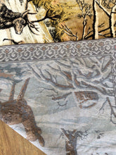 Load image into Gallery viewer, Vintage large elk tapestry

