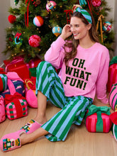 Load image into Gallery viewer, Festive Stripe lounge pants
