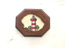 Load image into Gallery viewer, Vintage Needlework Lighthouse
