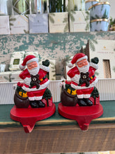 Load image into Gallery viewer, Vintage Santa Stocking Holders
