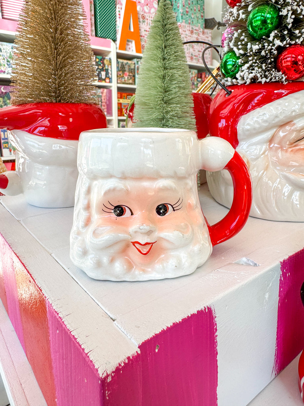 Vintage Lefton Santa Mug