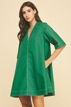 Load image into Gallery viewer, The Lainey- Green Mini Dress PINCH
