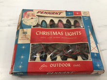 Load image into Gallery viewer, Vintage PENNANT Christmas Lights
