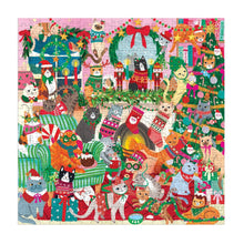 Load image into Gallery viewer, Merry Cat Mas 500pc Puzzle
