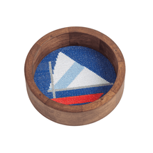 Load image into Gallery viewer, MudPie Needlepoint Wine Coaster
