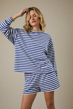 Load image into Gallery viewer, Blue &amp; White Striped Set
