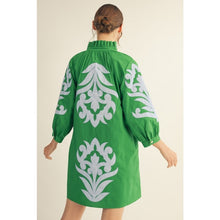 Load image into Gallery viewer, The Kelly- Floral Appliqué Shift Dress
