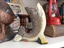 Load image into Gallery viewer, Vintage Ceramic Fish Vase
