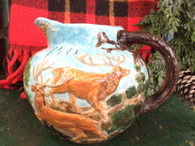 Load image into Gallery viewer, Vintage ceramic hunting scene vase
