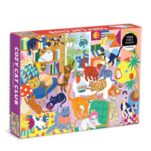 Load image into Gallery viewer, Cozy Cat Club 1000pc Puzzle
