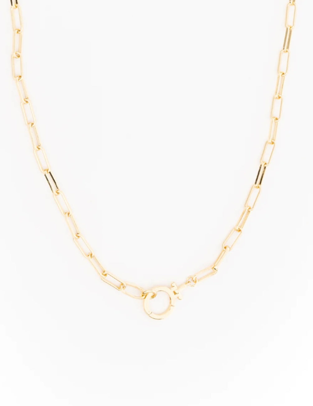 Thea Charm Bar Gold Necklace