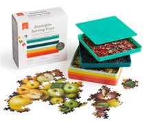 Load image into Gallery viewer, Stackable Sorting Trays for Puzzle Pieces
