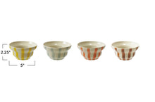 Load image into Gallery viewer, Hand Painted Striped Bowls
