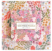 Load image into Gallery viewer, Floral Design 500 piece puzzle
