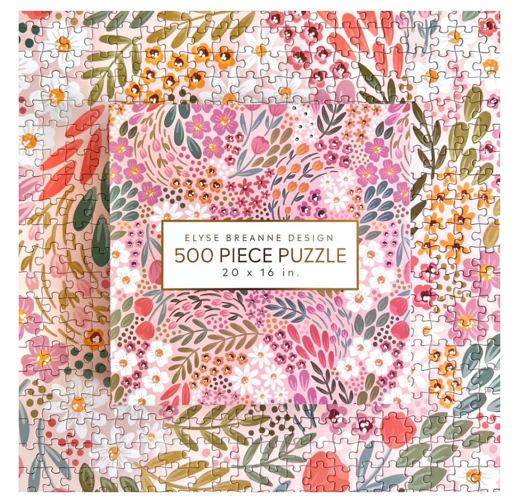 Floral Design 500 piece puzzle