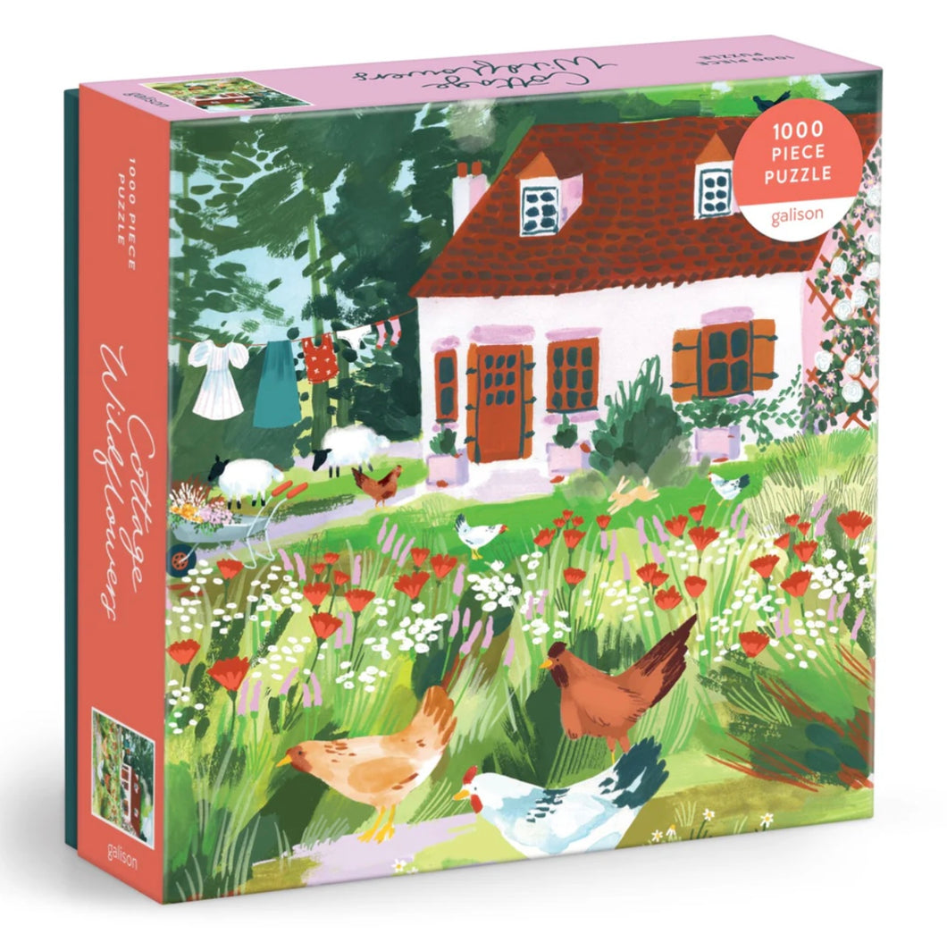 Cottage Wildflowers 1000 Piece Puzzle