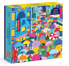 Load image into Gallery viewer, Umbrella Lane 1000 Piece Puzzle
