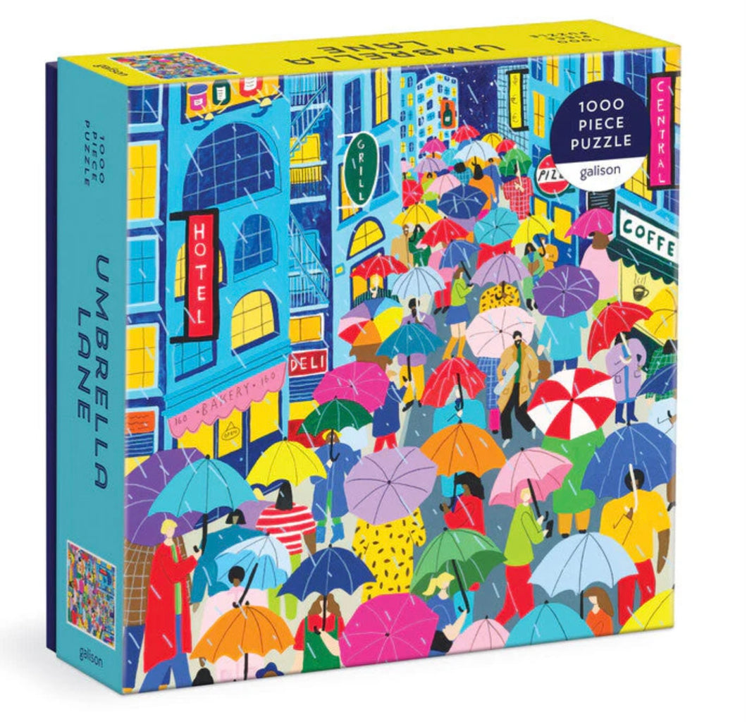 Umbrella Lane 1000 Piece Puzzle