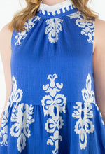 Load image into Gallery viewer, THML Blue Tiered Dress
