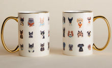 Load image into Gallery viewer, Rifle Paper Co Porcelain Mugs - Dogs &amp; Cats
