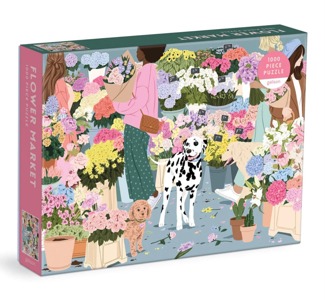 Flower Market 1000 Piece Puzzle