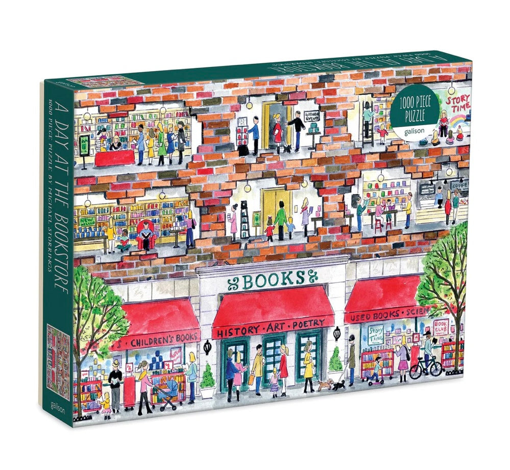 A Day at the Bookstore 1000 piece puzzle