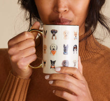 Load image into Gallery viewer, Rifle Paper Co Porcelain Mugs - Dogs &amp; Cats
