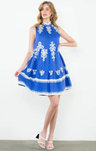 Load image into Gallery viewer, THML Blue Tiered Dress
