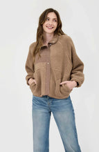 Load image into Gallery viewer, Solid Snap Button Fleece Jacket
