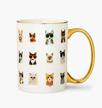 Load image into Gallery viewer, Rifle Paper Co Porcelain Mugs - Dogs &amp; Cats
