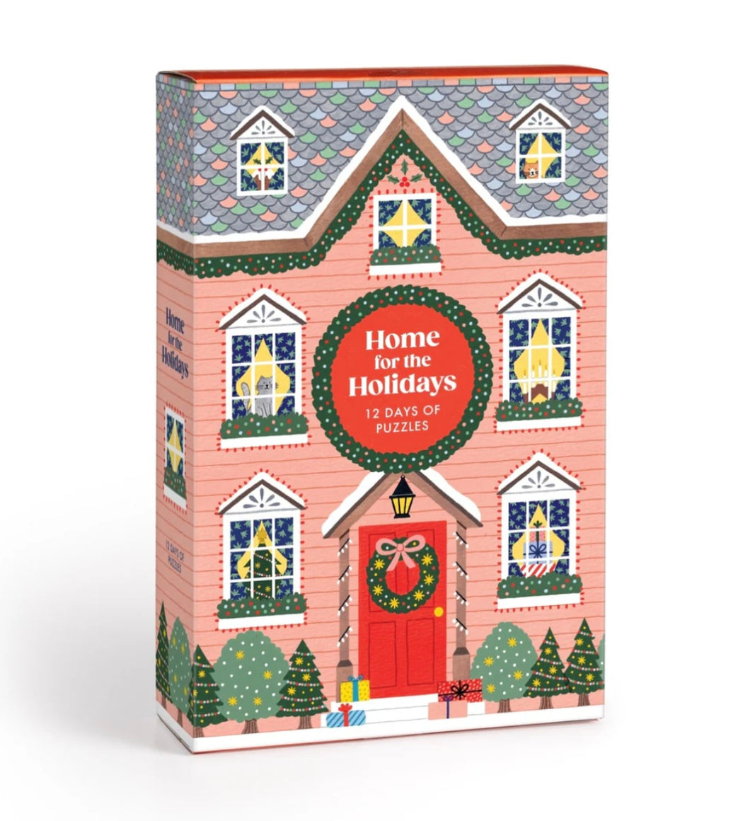 Home for the Holidays 500 Piece Advent Puzzle Calendar