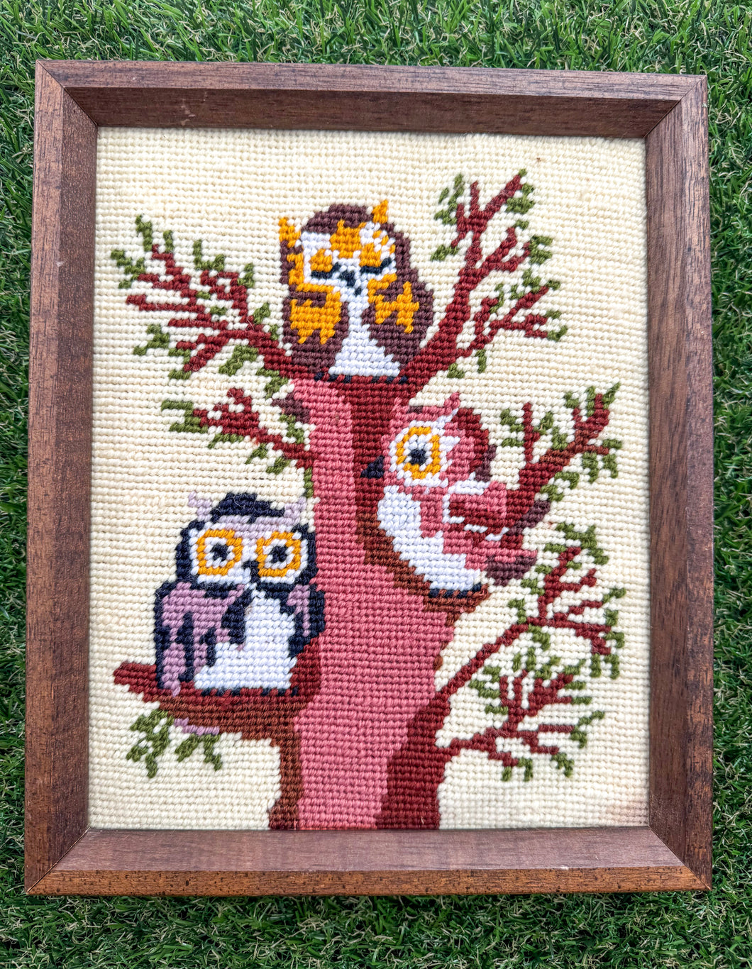 Vintage Owl Cross Stitch