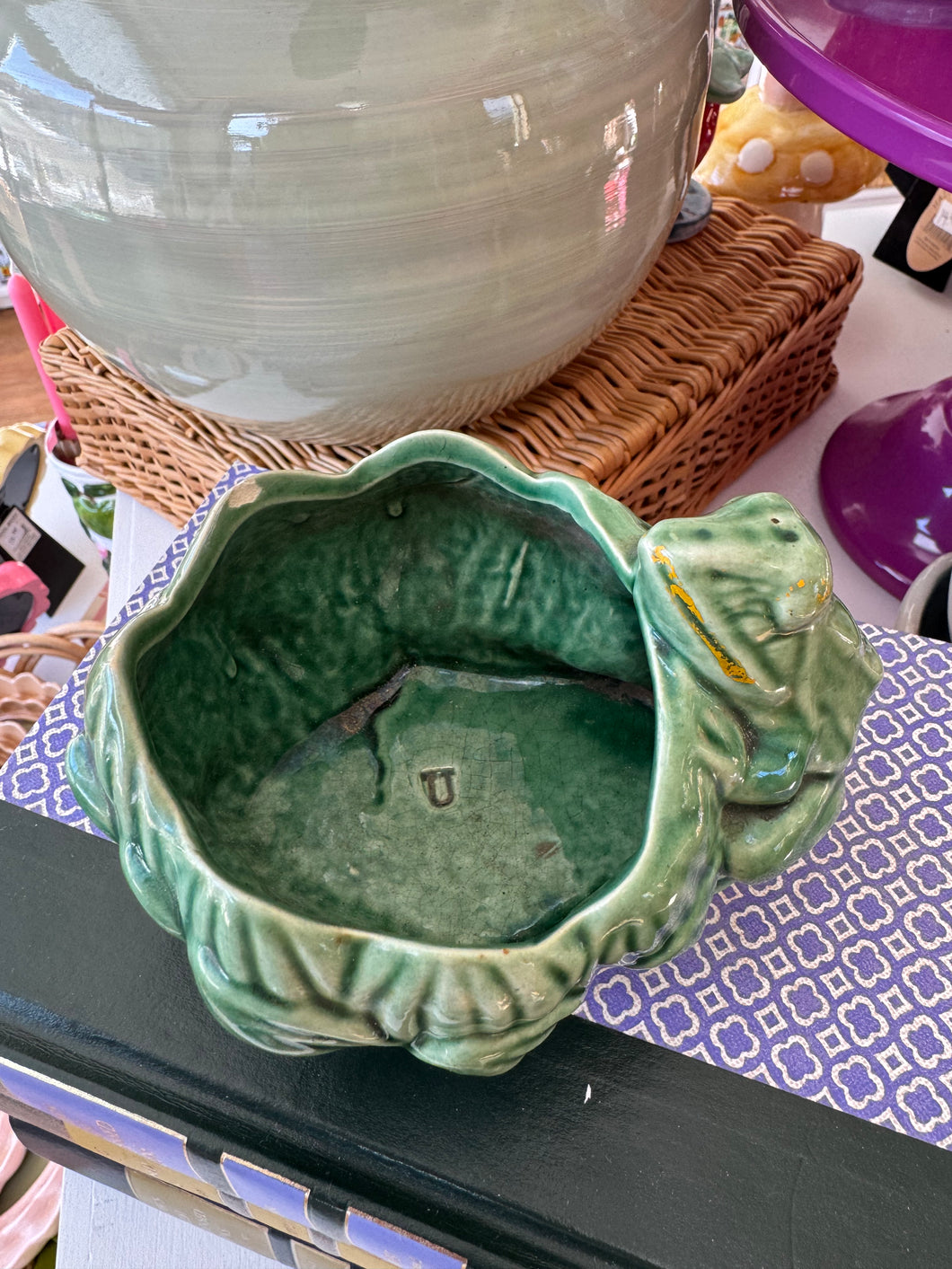 Vintage Frog Planters