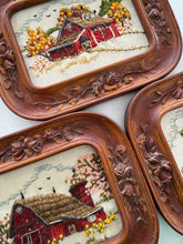 Load image into Gallery viewer, Vintage Embroidery Barn Scenes
