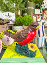 Load image into Gallery viewer, Vintage Cement Robin
