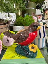 Load image into Gallery viewer, Vintage Cement Robin
