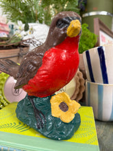 Load image into Gallery viewer, Vintage Cement Robin
