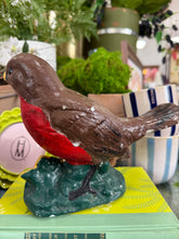 Load image into Gallery viewer, Vintage Cement Robin
