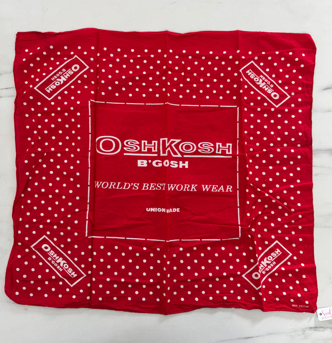 Vintage Oshkosh B’gosh handkerchief
