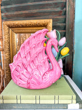 Load image into Gallery viewer, Vintage Pink Swan Vase
