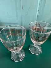 Load image into Gallery viewer, Set of 2 Vintage Wine Glasses

