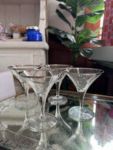 Load image into Gallery viewer, Set of 4 Vintage Martini Glasses

